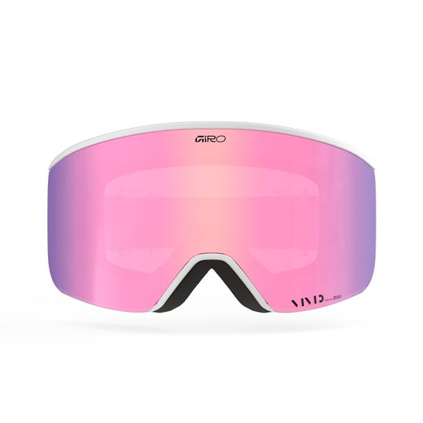 GIRO Axis White/Silver Stacked-Vivid Rose Gold/Vivid Infrared (2skla)