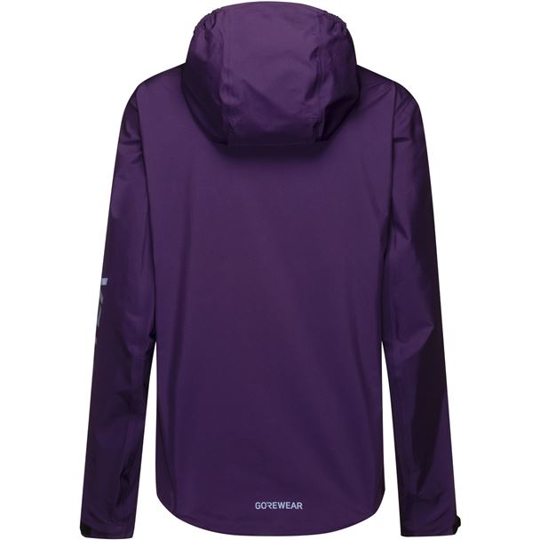 GORE LUPRA GORE-TEX Hooded Logo Jacket Womens purple indigo/amethyst grey S