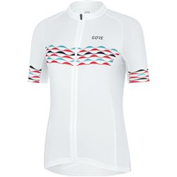 GORE Wear Skyline Jersey Women-white/scuba blue-34