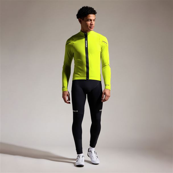 GORE SPINSHIFT Thermo Long Sleeve Jersey Mens neon yellow L
