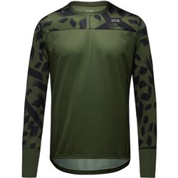 GORE TrailKPR Daily LS Shirt Mens utility green/black S