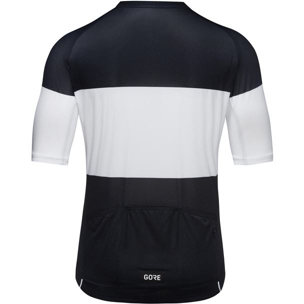 GORE Spirit Stripes Jersey Mens black/white-XXL