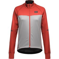 GORE Phantom Womens Jacket Lab grey/fireball S/38