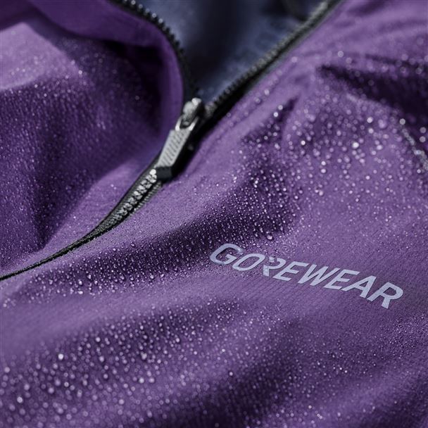 GORE LUPRA GORE-TEX Hooded Logo Jacket Womens purple indigo/amethyst grey S