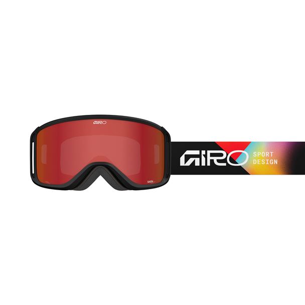 GIRO Sagen Black Angles-Amber Scarlet/Yellow (2skla)