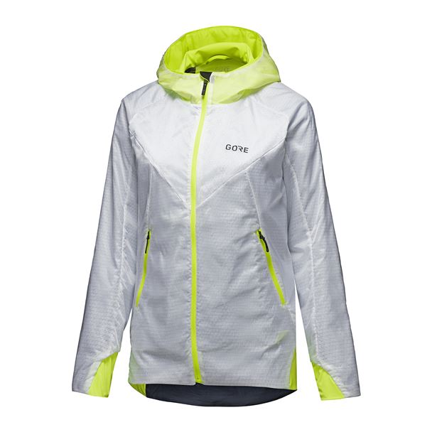 GORE R5 Wmn GTX I Insulated Jacket-white/neon yellow-36