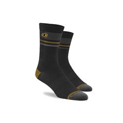 CRANKBROTHERS Icon MTB Sock Black/Gold/Grey S/M