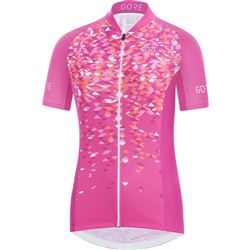 GORE C3 Women Petals Jersey-raspberry rose/coral glow-38