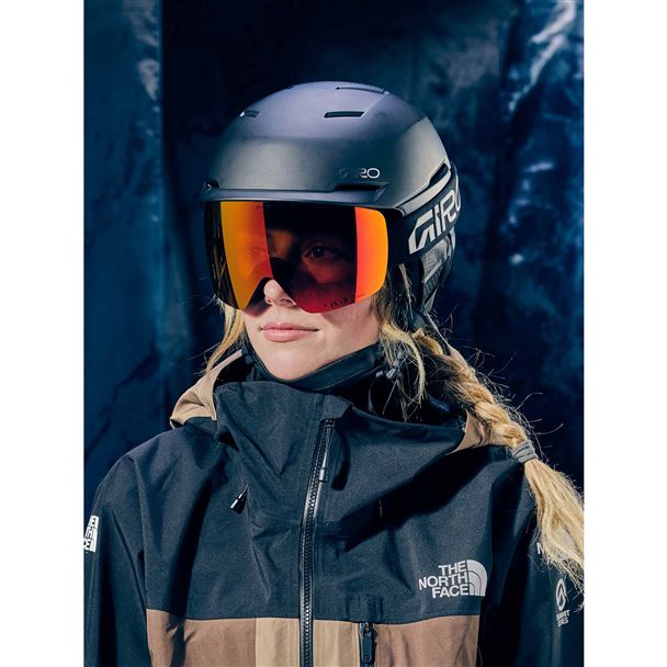 GIRO Contour Black/White Wordmark-Vivid Ember/Vivid Infrared (2skla)