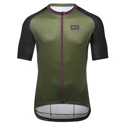 GORE Grid Fade Jersey 2.0 Mens utility green/process purple L