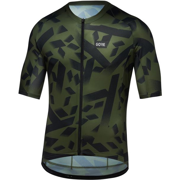 GORE Spirit Signal Camo Jersey Mens utility green/black S