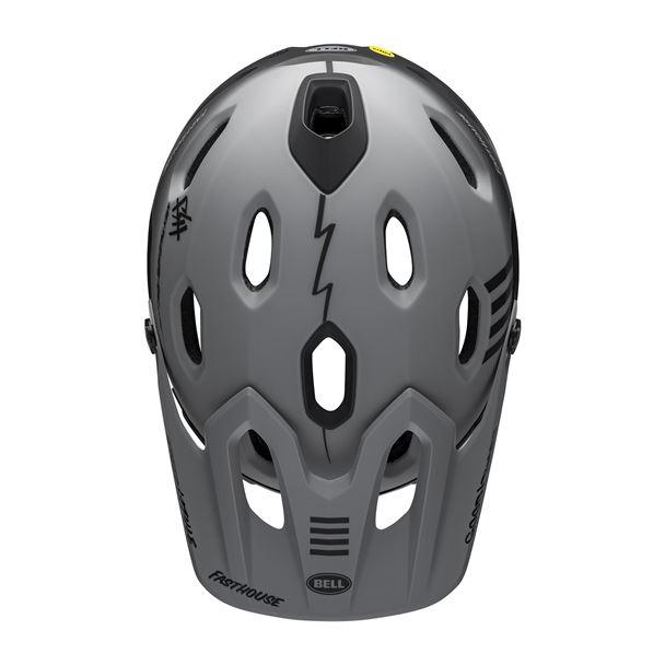 BELL Super DH Spherical Mat Gray/Black Fasthouse M