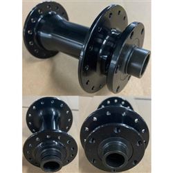 F.Hub RD02F 28Hx110/15mm Anodize blk 6 Bolt wo/QR