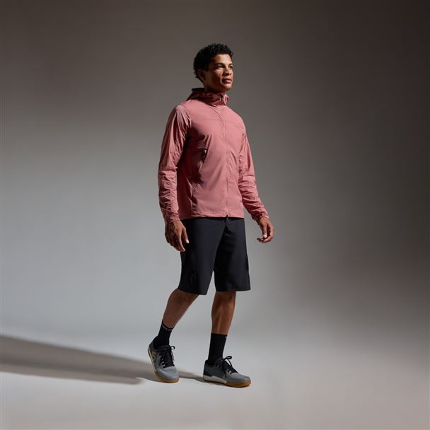 GORE FERNFLOW Hooded Windbreaker Mens lab rose L