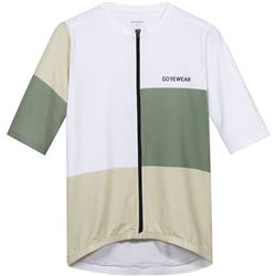GORE SWIFTRIDE Block Jersey Mens white/slate green L
