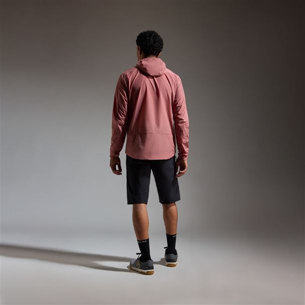 GORE FERNFLOW Hooded Windbreaker Mens lab rose L