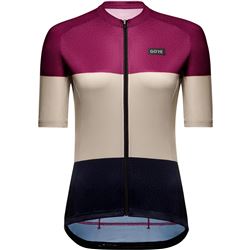 GORE Spirit Stripes Jersey Womens process purple / tech beige 42
