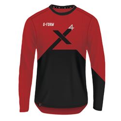 G-FORM Pro-X4 L/S Bike Jersey L Red/Black