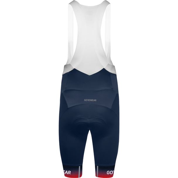 GORE Fade Bib Shorts+ orbit blue/fireball-M