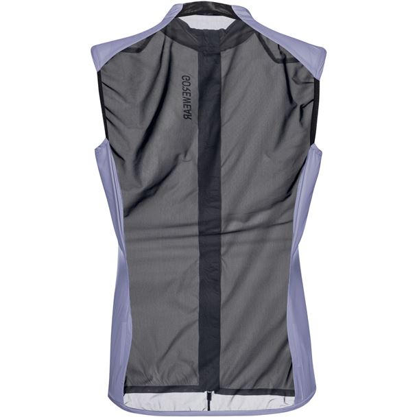 GORE Distance Windbreaker Vest Womens amethyst grey M