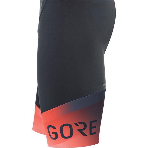 GORE Fade Bib Shorts+ black/fireball L