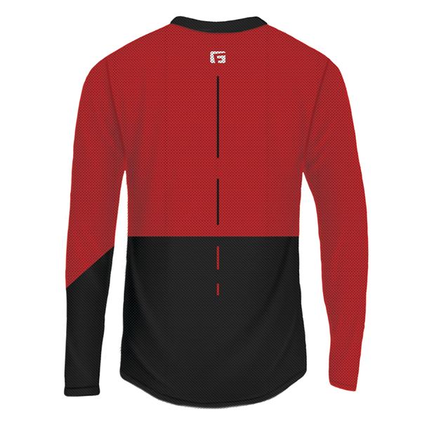 G-FORM Pro-X4 L/S Bike Jersey L Red/Black