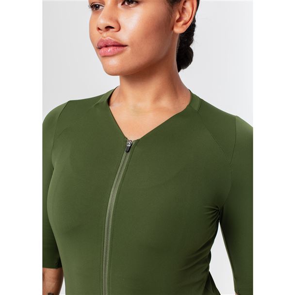 GORE Distance Jersey Womens utility green 44