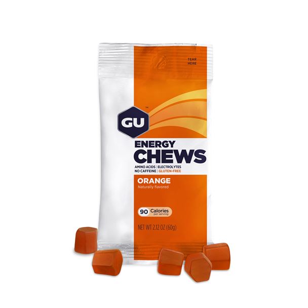 GU Energy Chews 60 g Orange 1 SÁČEK (balení 12ks)