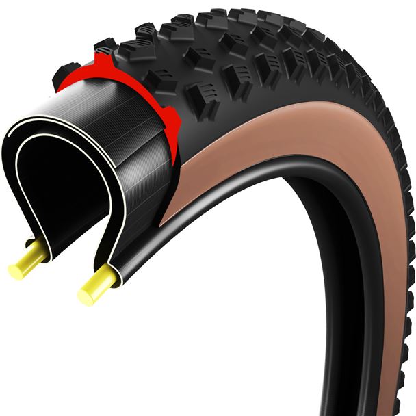 VITTORIA Torrente 29x2.4 XC Race Brown-blk-blk G2.0