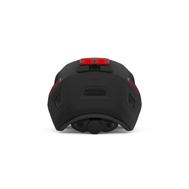 GIRO Scamp II LED Mat Black/Red S