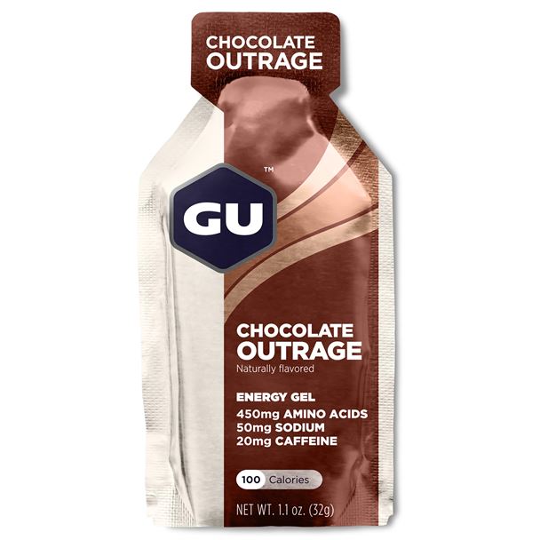 GU Energy Gel 32 g Chocolate Outrage 1 SÁČEK (balení 24ks)