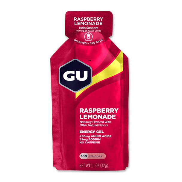 GU Energy Gel 32 g Raspberry Lemonade 1 SÁČEK (balení 24ks)