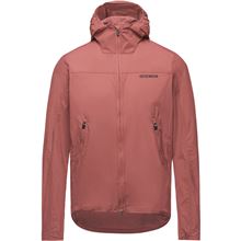 GORE FERNFLOW Hooded Windbreaker Mens lab rose XL
