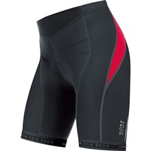 GORE Oxygen Lady Tights short+-black/rich red-34 GORE Oxygen Lady Tights short+-black/rich red-34