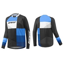 GIANT Clutch LS Jersey-black/blue-M GIANT Clutch LS Jersey-black/blue-M
