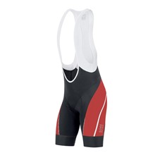 GORE Oxygen Bibtights short+-black/red-XL GORE Oxygen Bibtights short+-black/red-XL