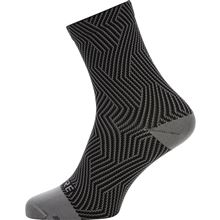 GORE C3 Optiline Mid Socks-graphite grey/black-38/40 GORE C3 Optiline Mid Socks-graphite grey/black-38/40