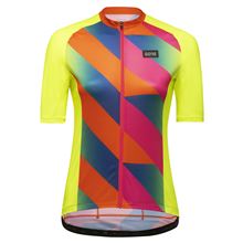 GORE Signal Jersey Womens neon yellow/multicolor 38
