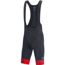 GORE C5 Optiline Bib Shorts+-black/red-L GORE C5 Optiline Bib Shorts+-black/red-L