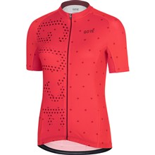 GORE C3 Women Brand Jersey-hibiscus pink/chestnut red-40 GORE C3 Women Brand Jersey-hibiscus pink/chestnut red-40