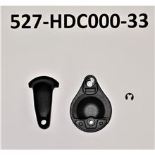 EB parts Cover Cap blk Aluminium Handle for on Board Charge Cable/Disch Cable to Charger&R.E./JST 3P