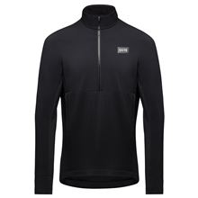 GORE TrailKPR Hybrid 1/2-Zip Mens black L