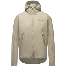 GORE FERNFLOW Hooded Windbreaker Mens tech beige S