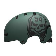BELL Local Mat Green/Black Skull L BELL Local Mat Green/Black Skull L