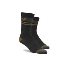CRANKBROTHERS Icon MTB Sock-black/gold/grey S/M