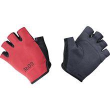 GORE C3 Short Finger Gloves-black/hibiscus pink-6