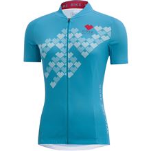 GORE Element Lady Digi Heart Jersey-scuba blue-42 GORE Element Lady Digi Heart Jersey-scuba blue-42