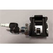 Lock Battery Lock for Integrated Down Tube Battery w/30x34x6 T=1 SUS304 w/2 Keys (black cover)