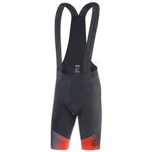 GORE Fade Bib Shorts+ black/fireball M