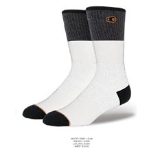 CRANKBROTHERS Icon MTB 9'' Sock-White/Grey L/XL